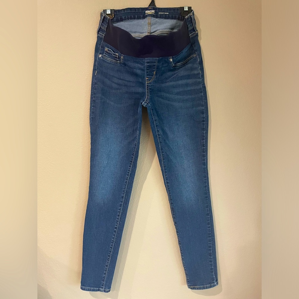 Levi Strauss Signature Gold Women’s Maternity Baby Bump Skinny Jeans. Size M